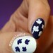 Falling Maple Leaves Stencils Nail Vinyls