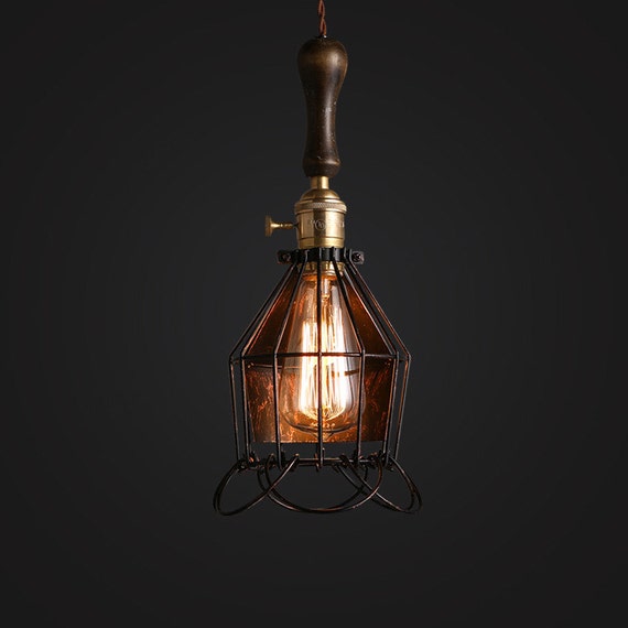 Steel Edison Cage Lamp cage lamp ceiling lamp hanging
