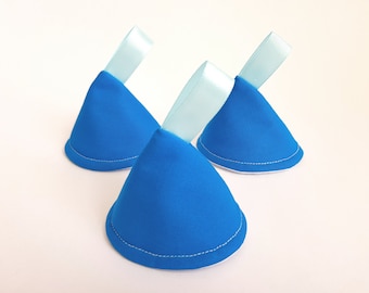 Blue Pee Pee TeePee x 3 // Sprinkling Wee Wee Wigwam // Baby Shower, Gift Idea. Newborn Boy.