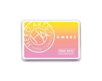Hero Arts: AF384 OMBRE SPRING BRIGHTS, ink, scrapbooking, paper crafting, crafting, artsy, colorful