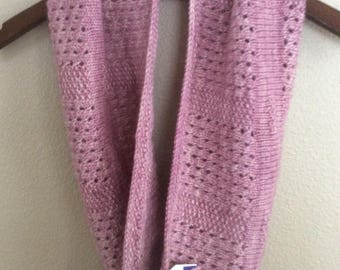 Hand knit Cowl
