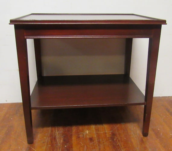 Small mahogany table
