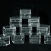 Square Clear Acrylic Bead/Gem Boxes 25 Qty
