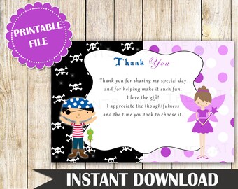 Printable Jungle Animals White Blank Thank you card Baby