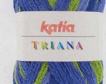 KATIA TRIANA 100GR //45 BLUE/GREEN/PURPLE WOOL