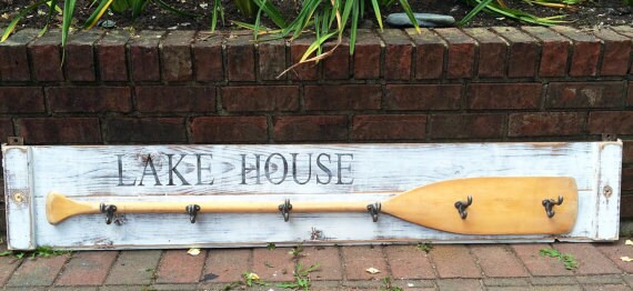 Boat Oar Coat Rack Paddle Hook Coat Rack House Oar Sign 100 BEACH Or LAKE 24 Boat Oar Coat Rack Paddle Hook Coat Rack House Oar Sign 100 BEACH Or LAKE 24