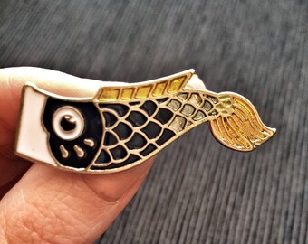 Vintage Japanese Koi Fish Pin