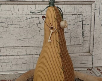 Primitive Pear Pincushion