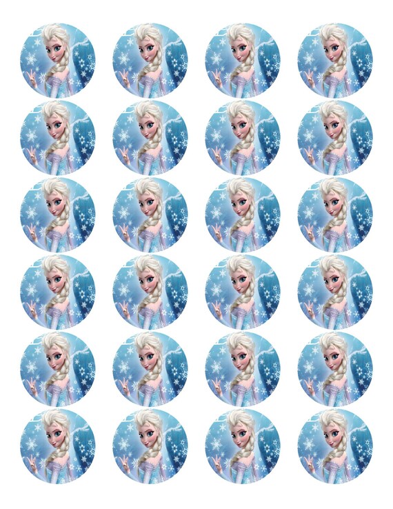 frozen frozen birthday party 24 frozen lollipop labels