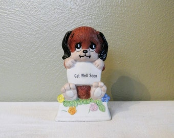 Adorable 1979 Russ Berrie #808, Get Well Soon