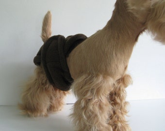POOCHIE PANTZ chocolate brown female dog diaper, custom made, all sizes