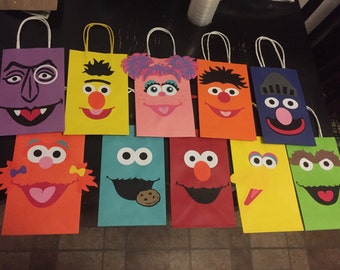 Sesame Street Favor Bags