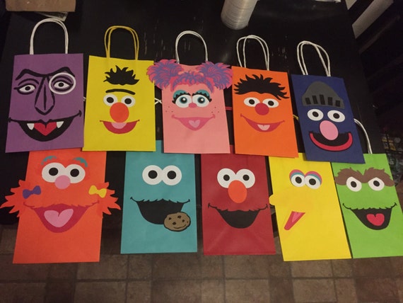 Sesame Street Favor Bags