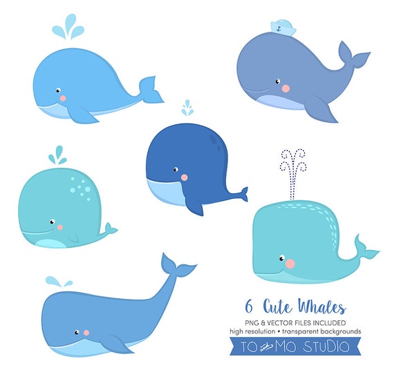 Cute Little Whale Clip Art & Vectors Invitation Crafting