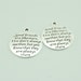 10pcs 25mm Antique Silver Good Friends Are Like Stars,You Don't Always See Them But You Know That They Are Always There ZT1299