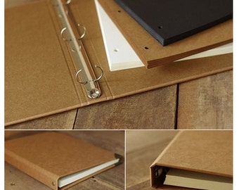 Big Size Kraft Paper Notebook / Photo ALBUM / Hand-painted Graffiti Day Book / DIY Leather Wedding Albums (KB03)