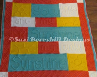 You Are My Sunshine Baby Blanket Pattern