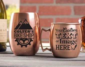 Moscow Mule, Copper Mug, Moscow Mule Mug, Copper Cup, Personalized Mug, Engraved Mule Mug, Initials Copper Mug, Copper Wine Cup,Gift For Men