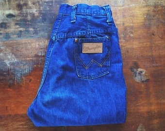 Vintage 1970s Wrangler Denim Boot Cut Jeans, Ladies, 27x31