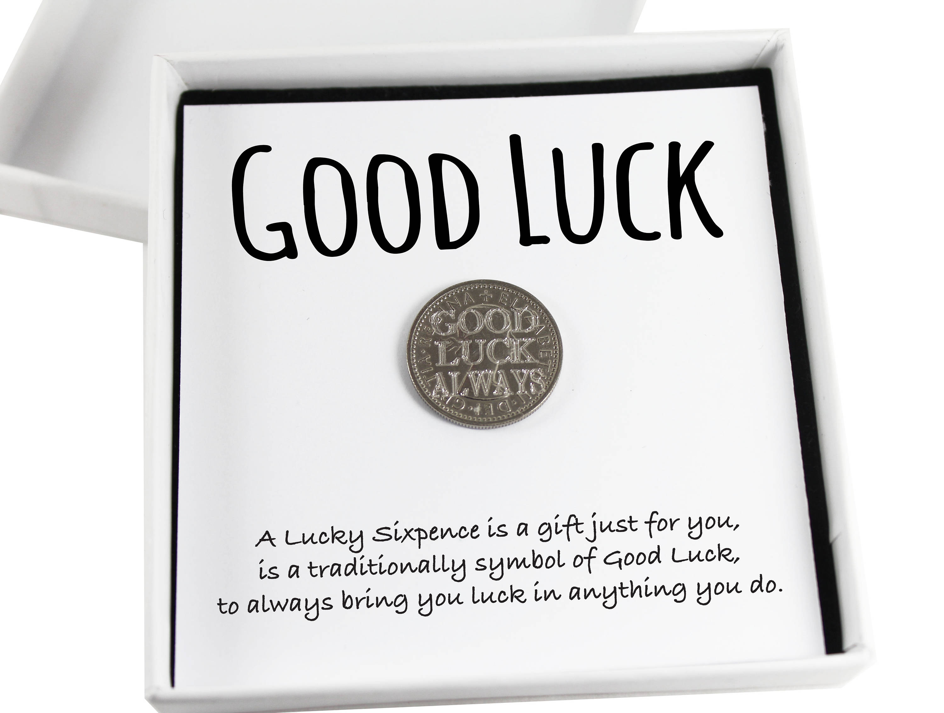 Lucky Sixpence Keepsake Gift Good Luck Present Lucky Coin