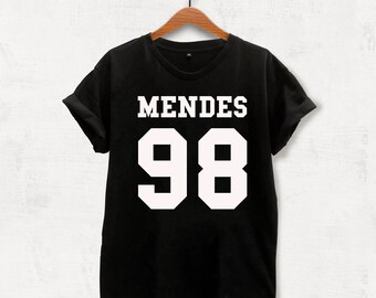 Mendes 98 printed / T-Shirt printed / Gift / custom / unisex / 100% cotton / no seamless on both side