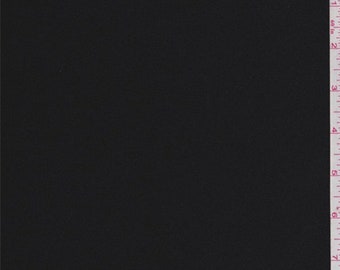 Formal Black Faille Back Satin, Fabric By The Yard