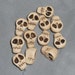 12 Single skull beads, Reserved for Shelly