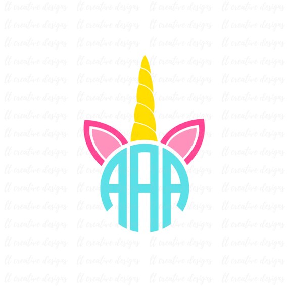 Free Free Unicorn Svg Monogram 723 SVG PNG EPS DXF File