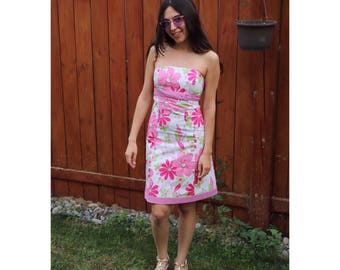 Retro A-line floral dress