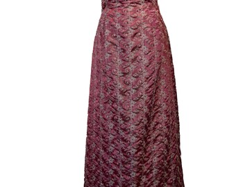 Vintage 90's Jessica McClintock Strapless Evening Dress