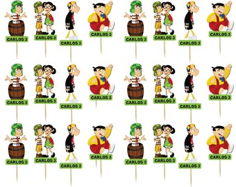 Chavo del ocho 24 cupcake toppers