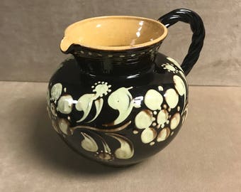 Vintage Glazed Stoneware Creamer