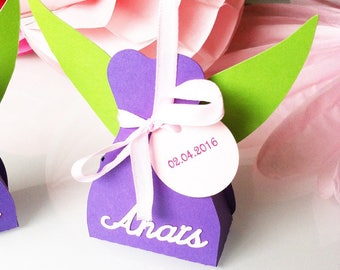 Box dragees-fairy wings - paper 210 g small box dragees