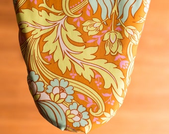 Aqua Blooms Ironing Board Cover