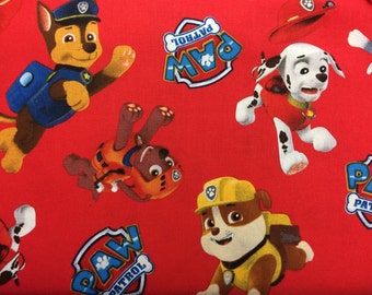 Nick Jr. Paw Patrol Fabric featuring Marshall & many more characters, rescue fabric, cartoon fabric, preschool fabric