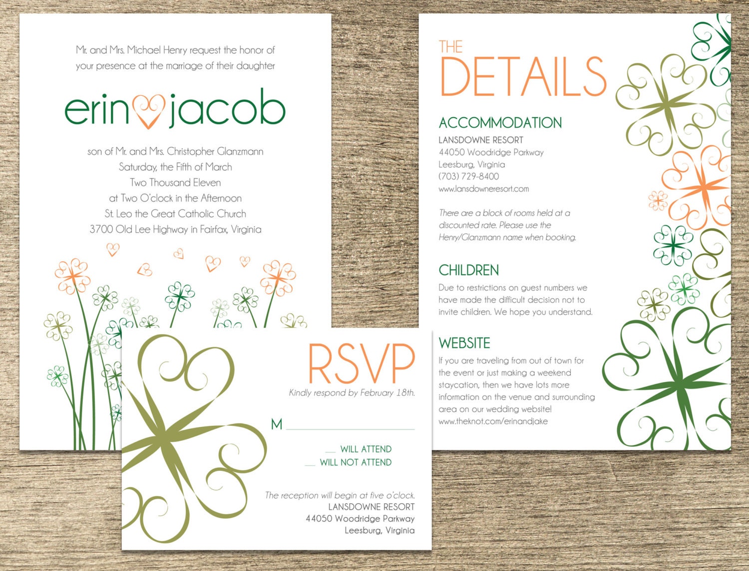 Irish Wedding Invitations Templates 9