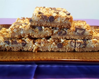 Super Peanut Butter Overload Cookie Bars
