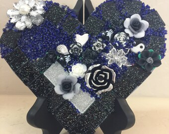 Mosaic Heart A Moonlight Garden