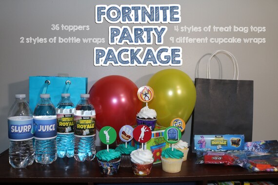 Printable Fortnite Party by KarmasCreations10 | Birthday Wikii - 570 x 380 jpeg 71kB