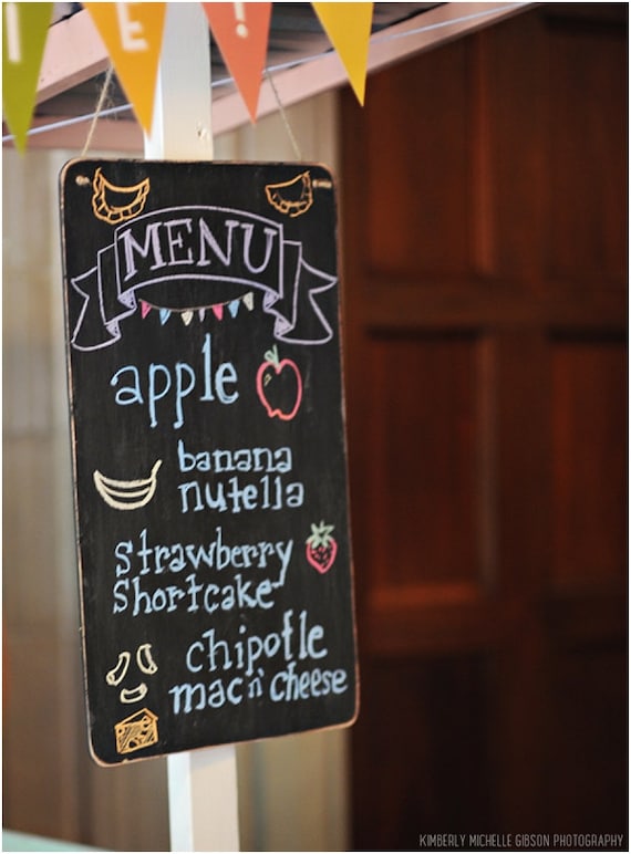 Hanging Chalkboard Menu Mi91 Advancedmassagebysara