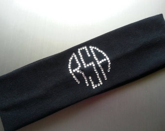 Customize your headband with monogram letters