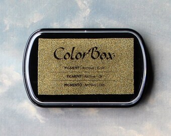Gold Stamp Pad // Metallic Ink // ColorBox