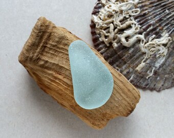 Pale Seafoam genuine sea glass. 1.4 in beach glass. Jewelry quality sea glass of Japan sea. Vintage seaglass. Coastal sea glass.#749#