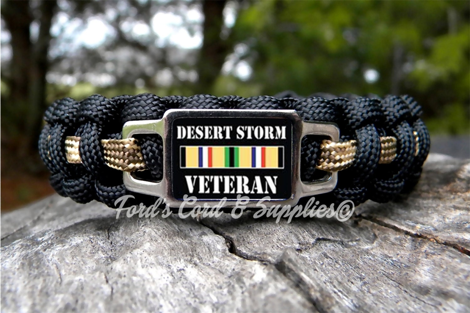 Desert Storm Veteran Bracelet Paracord Bracelet Survival