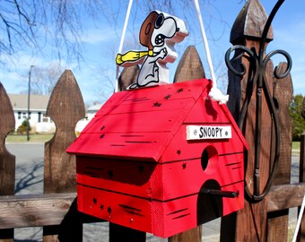 Snoopy Flying Ace birdhouse.
