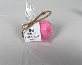 Pink Sugar Foaming Bath Bomb