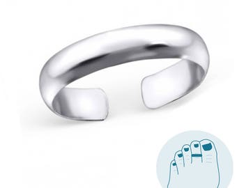 925 Sterling Silver Toering plain without gemstones