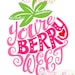 EXCLUSIVE Berry Sweet Valentine Strawberry SVG and DXF File