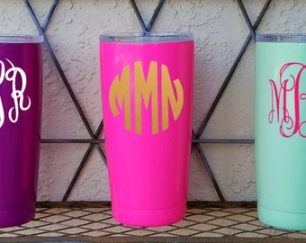 Monogram Tumbler | Etsy