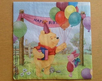 Winnie pooh napkins | Etsy